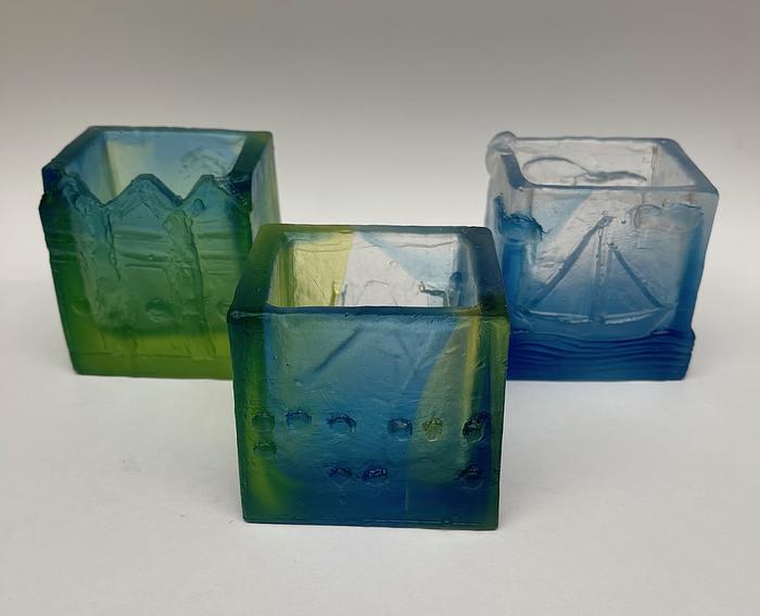 Glass Workshop - sculptural glass casting - Bannockburn Arts logo